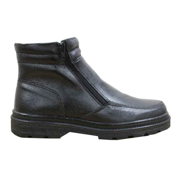 Roamers Mens Twin Zip Faux Fur Thermal Warm Lined Boots