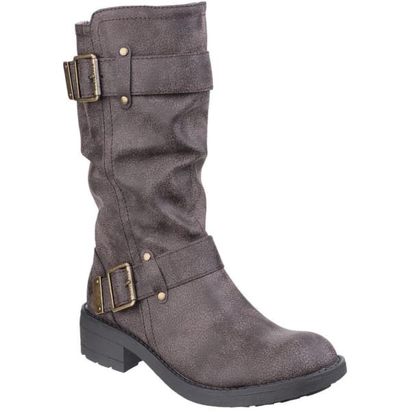 Rocket Dog Womens/Ladies Trumble Faux Leather Biker Boots