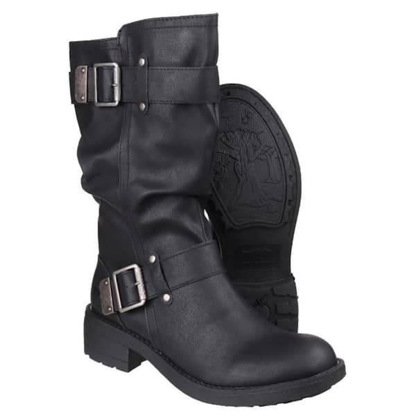 Rocket Dog Womens/Ladies Trumble Faux Leather Biker Boots