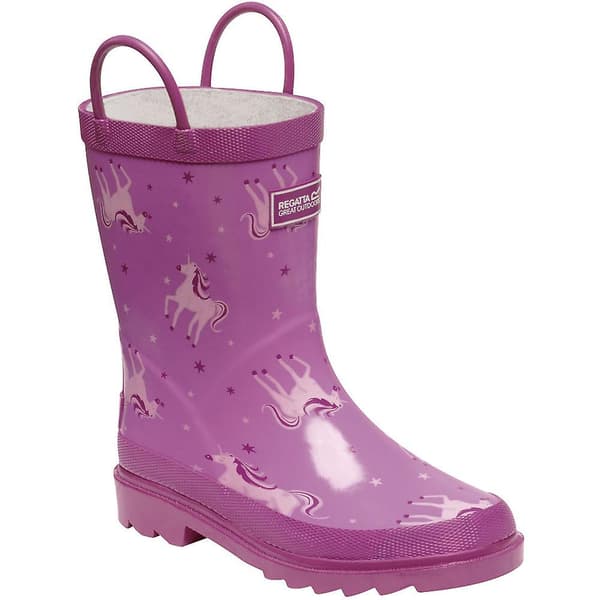 Regatta Great Outdoors Childrens/Kids Minnow Patterned Wellington Boots