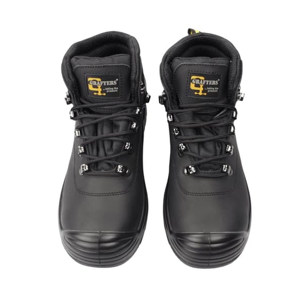 Grafters Mens Super Wide EEEE Fitting Safety Boots