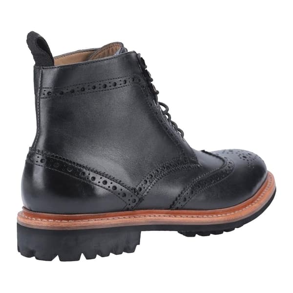 Cotswold Mens Rissington Commando Lace Up Leather Dress Boot