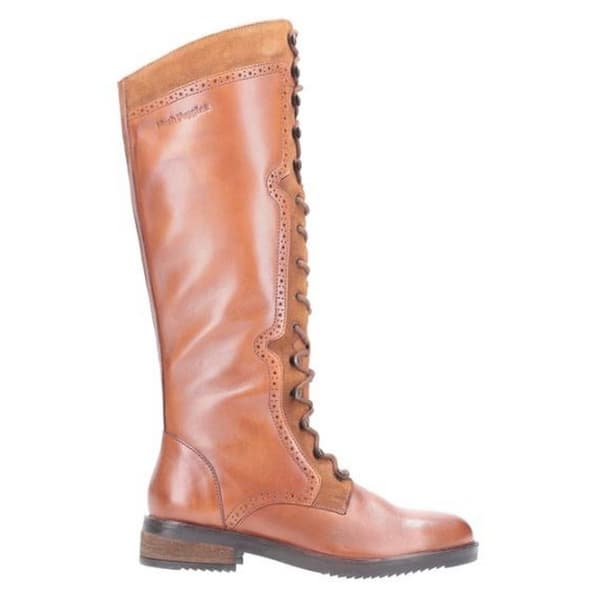 Hush Puppies Kvinnor/Damer Rudy Lace Up Long Leather Boot