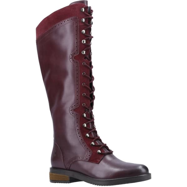 Hush Puppies Dame/Damer Rudy Lace Up Long Leather Boot