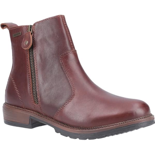 Cotswold Womens/Ladies Ashwicke Zip Leather Ankle Boot Brown 5 UK