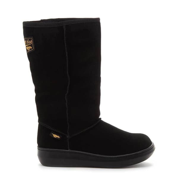 Rocket Dog Sugardaddy Womens/Ladies Leather Pull On Boot Black 6 UK