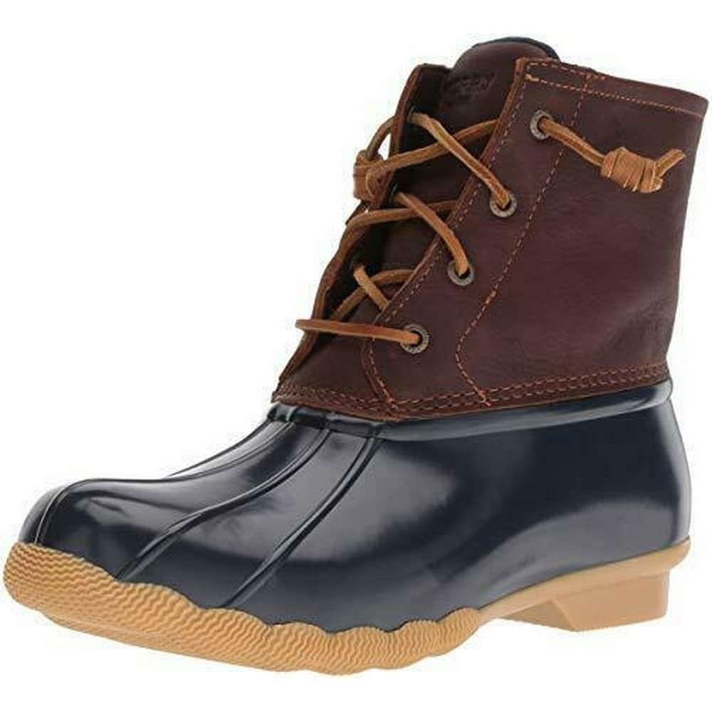 Sperry Womens/Ladies Saltwater Duck Leather Ankle Boots