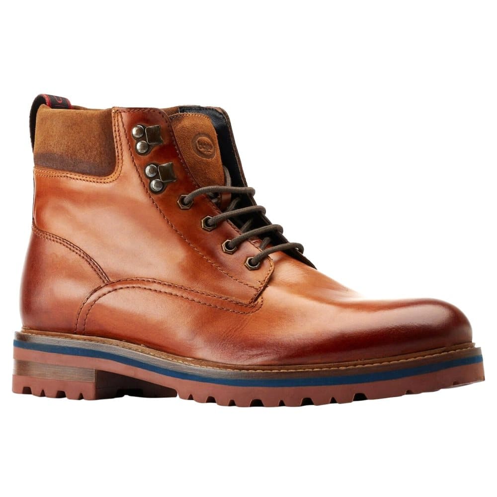 Base London Mens Maidon Leather Ankle Boots