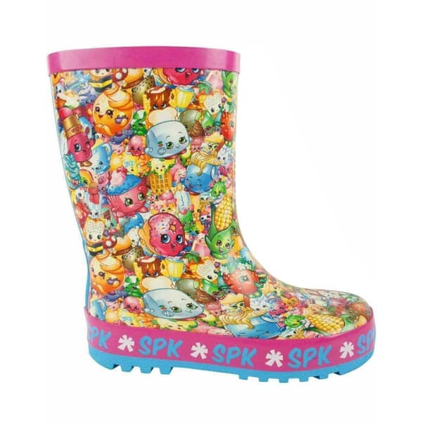 Shopkins Officiell Girls All Over Print Character Wellies