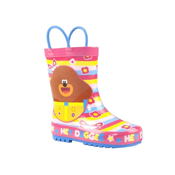 Hey Duggee Støvler med blomster og sommerfugle til piger