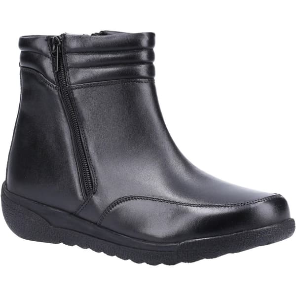 Fleet & Foster Dame/Damer Morocco Twin Zip læder ankelstøvler med dobbelt lynlås