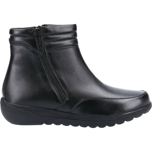Fleet & Foster Dame/Damer Morocco Twin Zip læder ankelstøvler med dobbelt lynlås