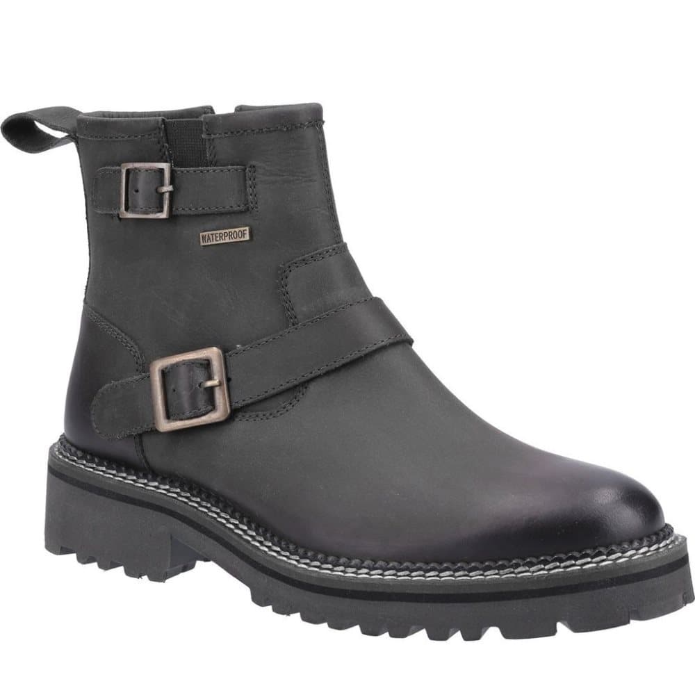 Cotswold Kvinnor/Ladies Combe Zip läder ankelstövlar