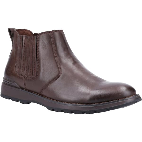 Hush Puppies Gary Chelsea Boots i läder för män