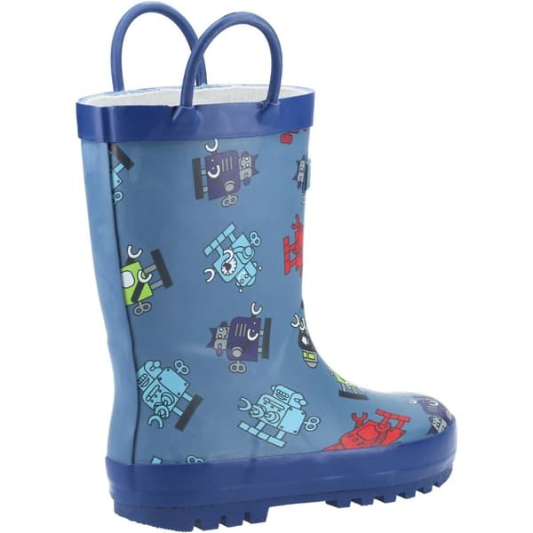 Cotswold Childrens/Kids Puddle Robot Wellington Boots