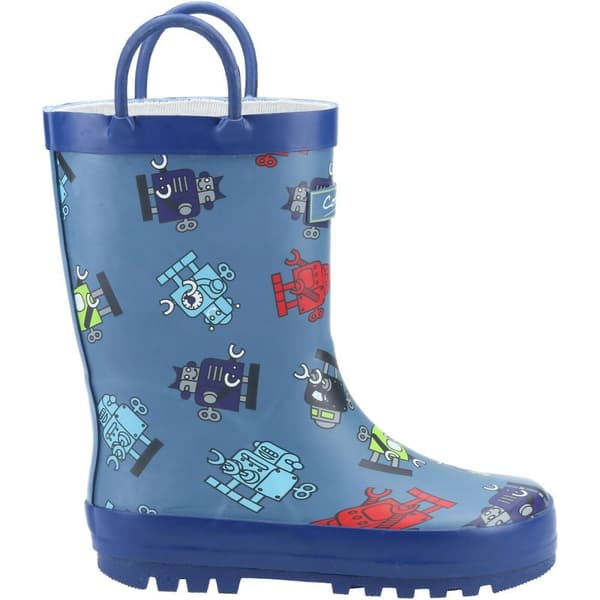 Cotswold Childrens/Kids Puddle Robot Wellington Boots
