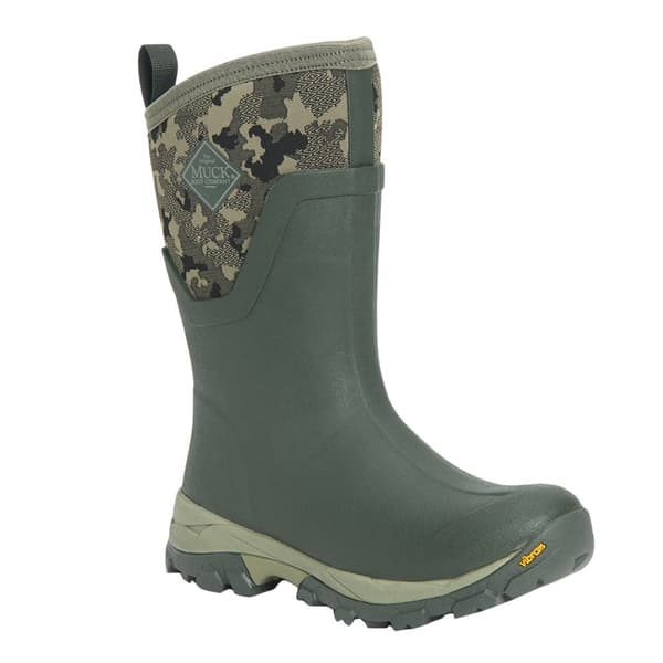 Muck Boots Womens/Ladies Arctic Ice Vibram Camo Wellington Boots Moss 7 UK