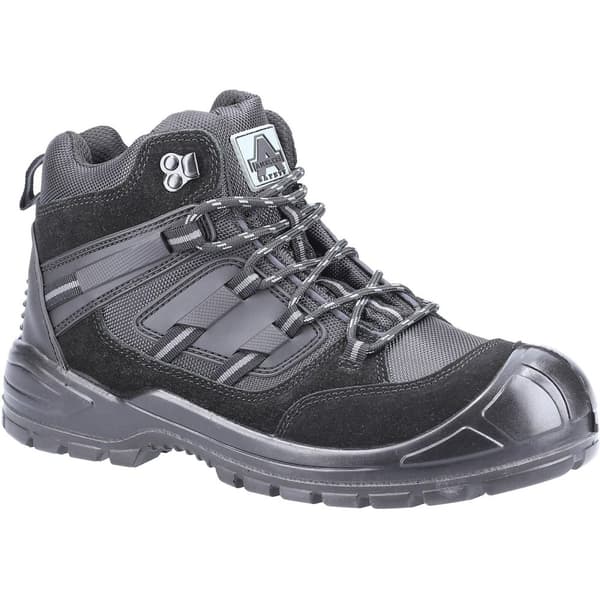 Amblers Unisex Adult 257 Suede Safety Boots Black 5 UK