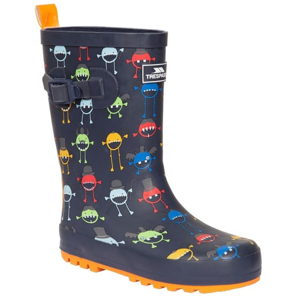 Trespass Barn/Kids Puddle Monster Wellington Boots