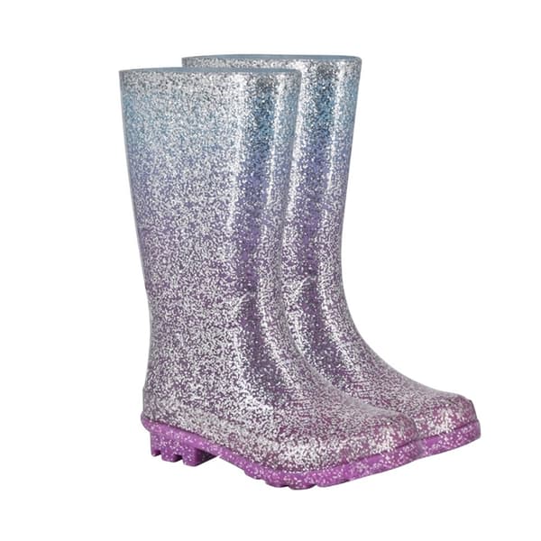 StormWells Girls Glitter Wellington Boots