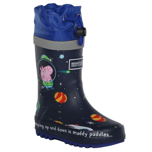 Regatta Childrens/Kids Peppa Pig Space Wellington Boots