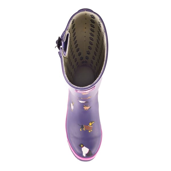 Lazy Dogz Womens/Ladies Harper Dog Print Wellington Boots