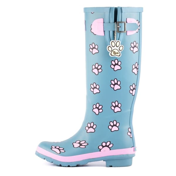 Lazy Dogz Womens/Ladies Cookie Paw Print Wellington Boots