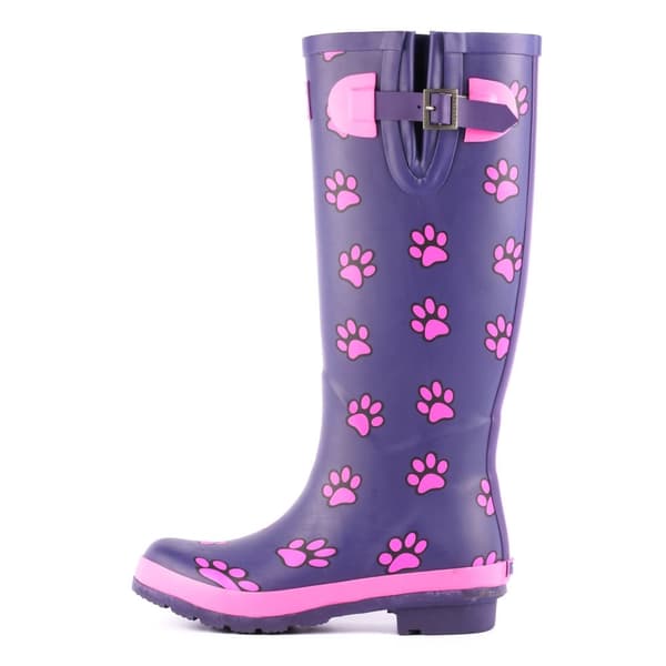 Lazy Dogz Womens/Ladies Cookie Paw Print Wellington Boots för kvinnor och damer