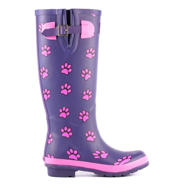Lazy Dogz Womens/Ladies Cookie Paw Print Wellington Boots för kvinnor och damer