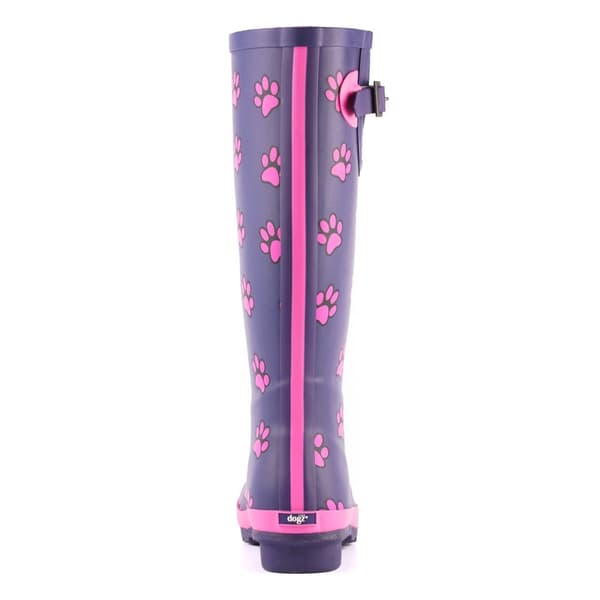 Lazy Dogz Womens/Ladies Cookie Paw Print Wellington Boots för kvinnor och damer
