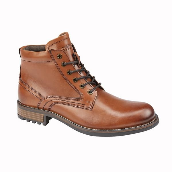 Roamers Elgin Leather Ankle Boots för män