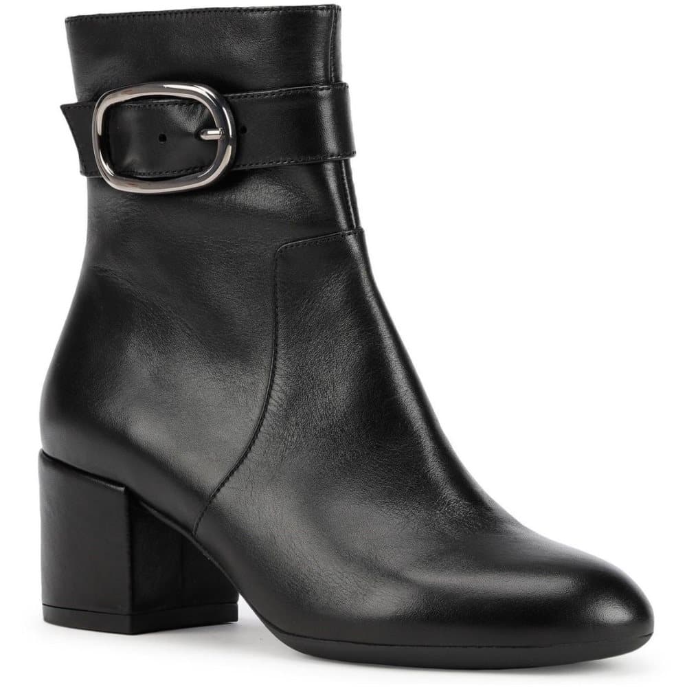Geox Kvinnor/Damer D Eleana Nappa Leather Ankle Boots