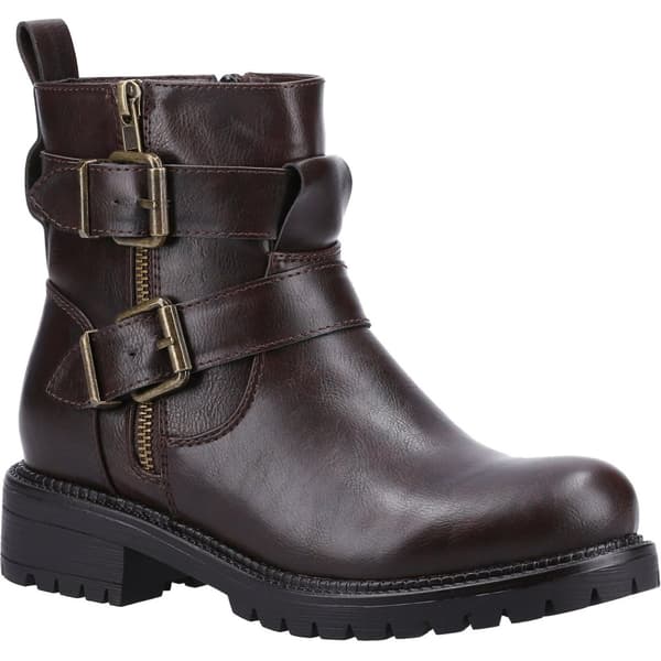Divaz Kvinnor/Damer Sarah Biker Ankle Boots
