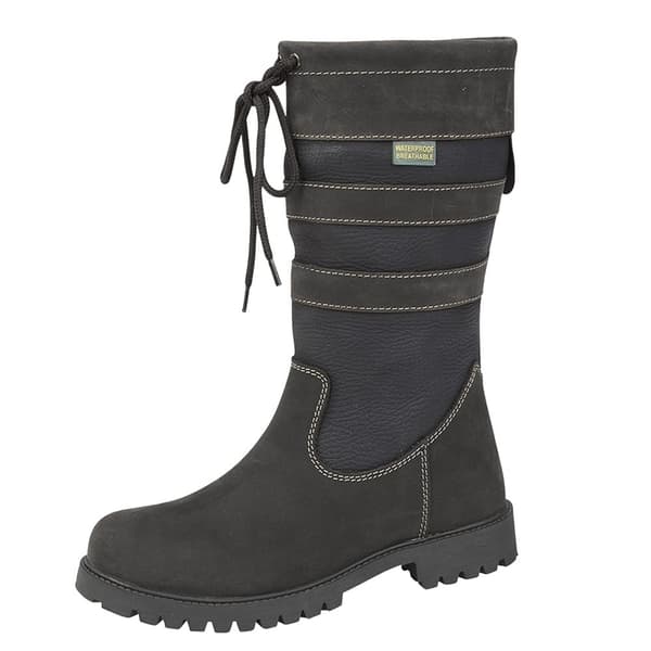 Woodland Womens/Ladies Waxy Leather Calf Boots