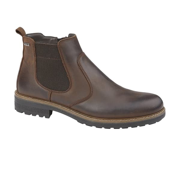 IMAC Mens Leather Chelsea Boots