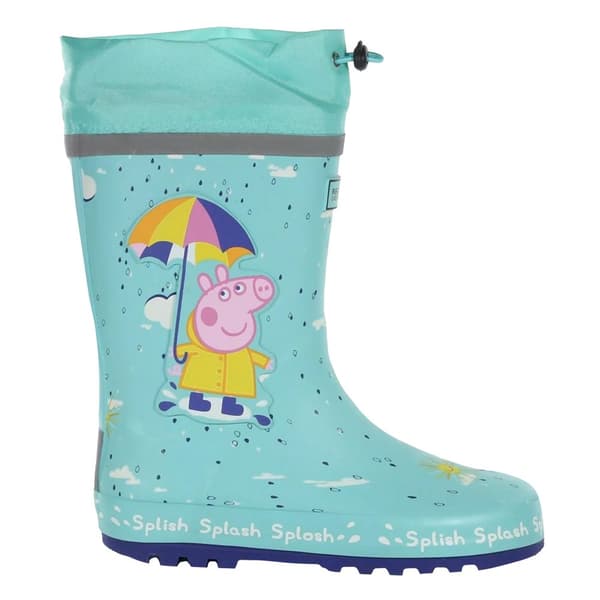Regatta Childrens/Kids Peppa Pig Splash Square Wellington Boots
