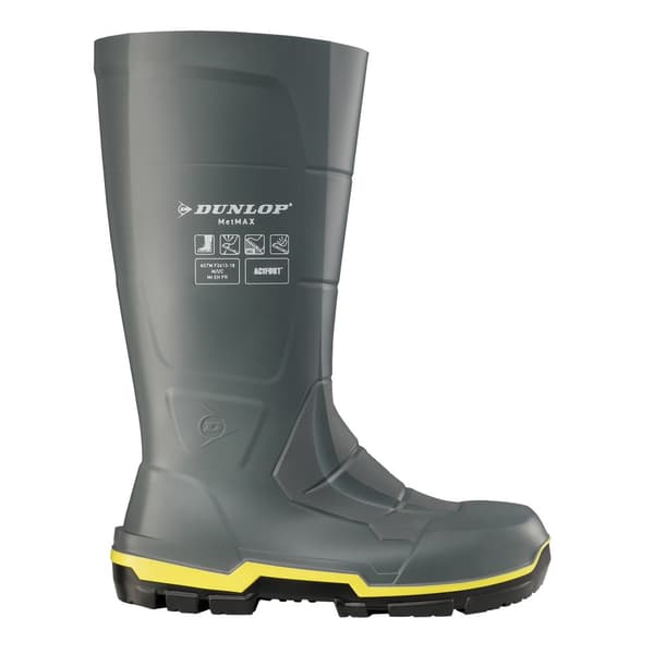 Dunlop Metguard sikkerhedsstøvler til mænd Dark Grey 12 UK