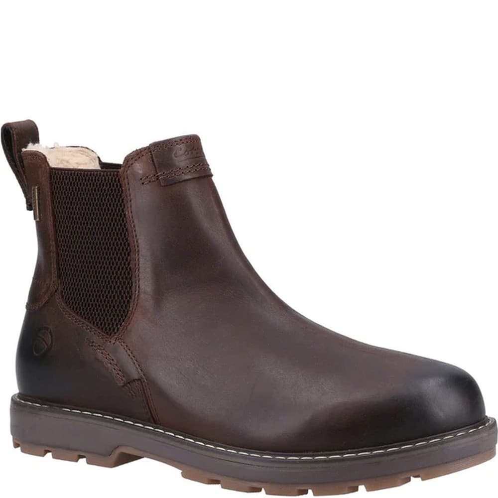 Cotswold Snowshill Chelsea Boots i läder för män