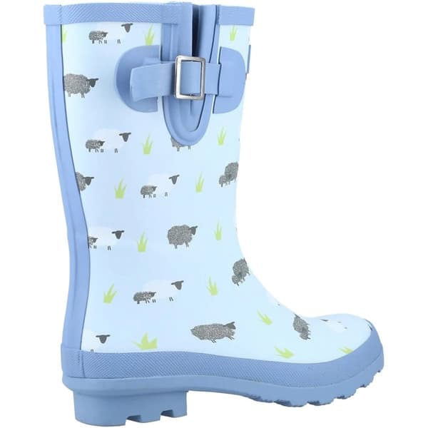 Cotswold Dame/Damer Farmyard Sheep Mid Calf Wellington Boots til kvinder/damer