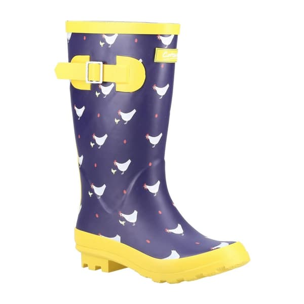 Cotswold Childrens/Kids Farmyard Chicken Wellington Boots