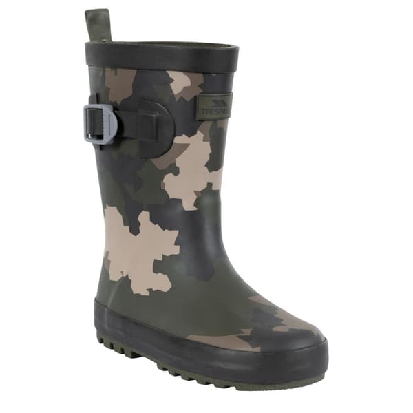 Trespass Childrens/Kids Puddle Camo Wellington Boots