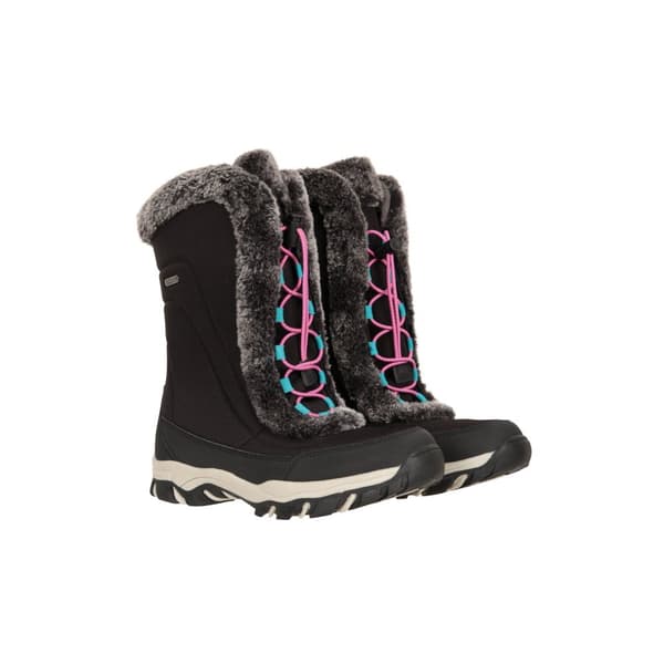 Mountain Warehouse Childrens/Kids Ohio Snow Boots Pink 1 UK