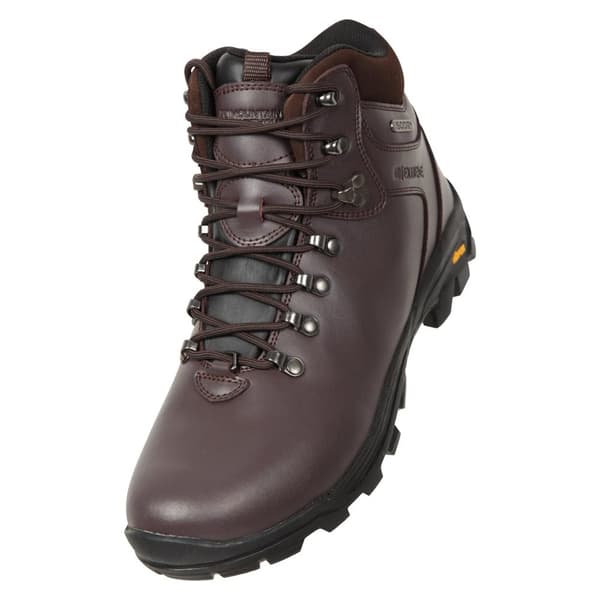 Mountain Warehouse Latitude Extreme - vandringskängor i läder för herrar Brown 6 UK