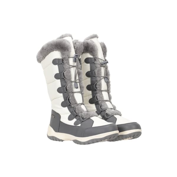 Mountain Warehouse Kvinnor/Damer Snowflake Extreme Långa Snöstövlar White 8 UK