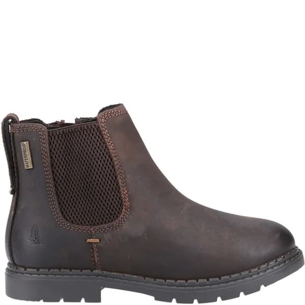 Hush Puppies Boys Mini Preston Leather Chelsea Boots