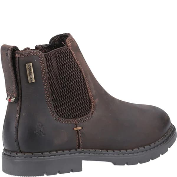 Hush Puppies Boys Mini Preston Leather Chelsea Boots