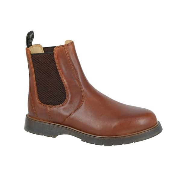 Grafters Mens Leather Chelsea Boots