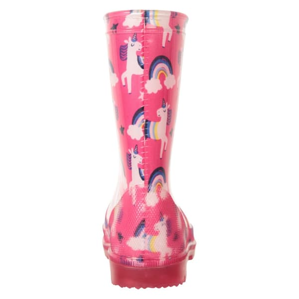 Mountain Warehouse Childrens/Kids Splash Unicorn And Rainbow Light Up Wellington Boots