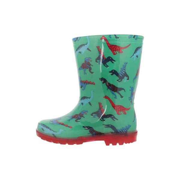 Mountain Warehouse Childrens/Kids Splash Dinosaur Light Up Wellington Boots