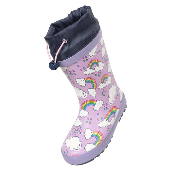 Mountain Warehouse Childrens/Kids II Rainbow Winter Wellington Boots